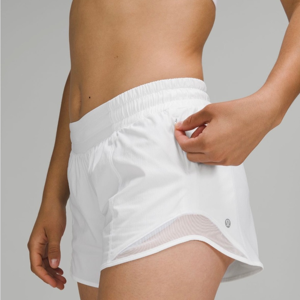 Lululemon Hotty Hot White Shorts